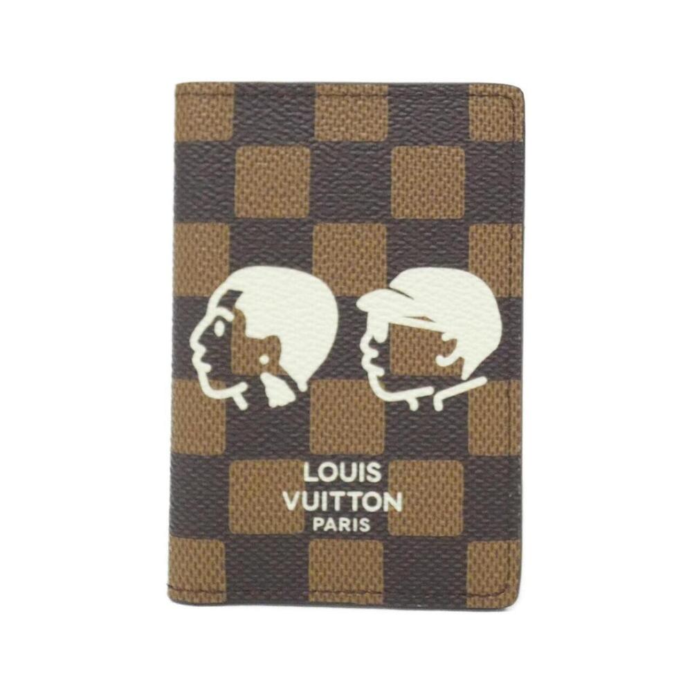 Louis Vuitton Damier Friendship Organizer de Poche N40776 Business Card Holde...